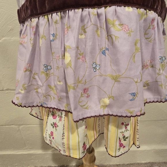 Matilda Jane Girls Enchanted Garden Prudence Gingham Tunic Top Size 8 NEW - Picture 3 of 9